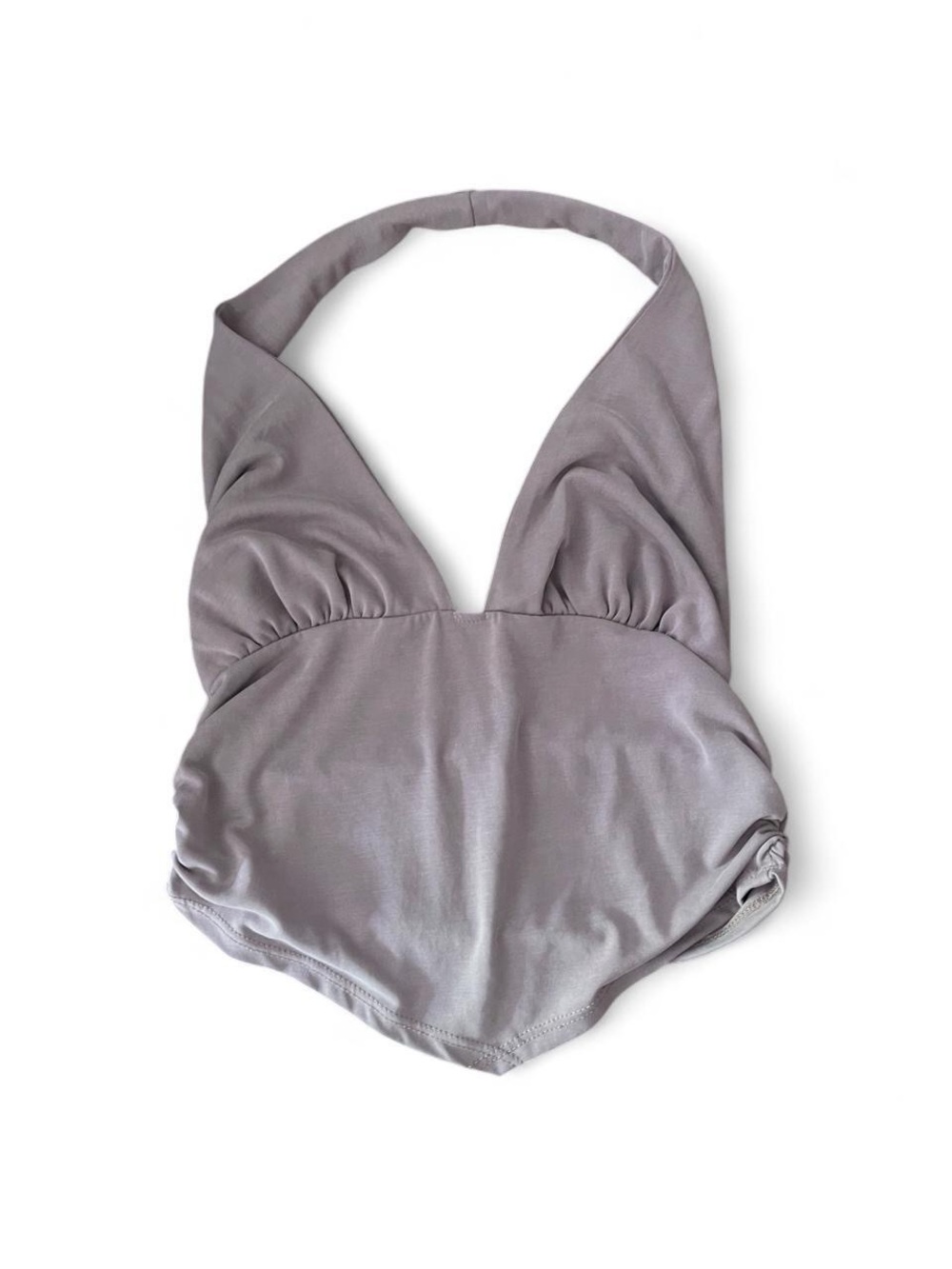 Urban Outfitters purple halter crop top